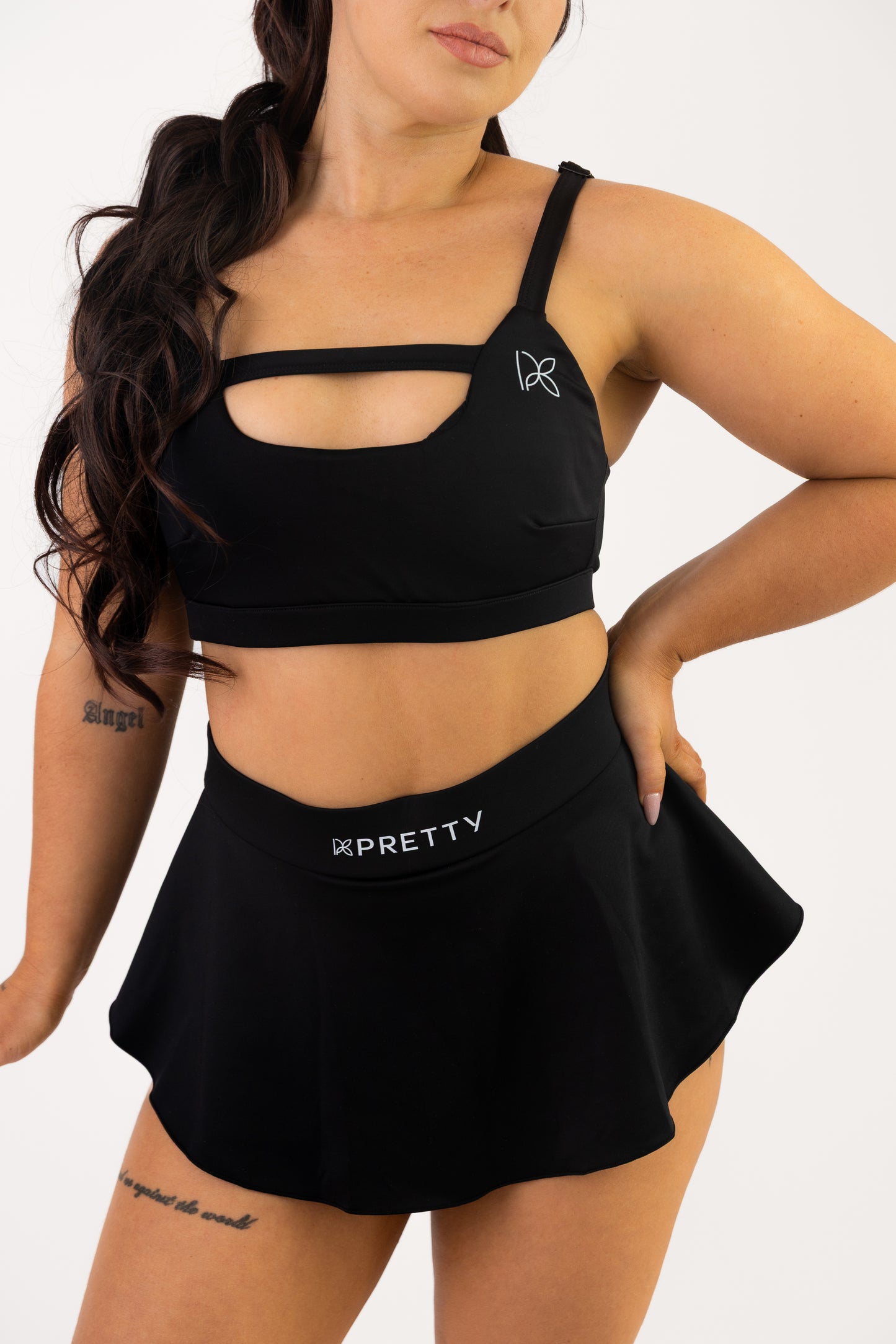 Ensemble de Pole Dance Power BLACK –  Pretty Dancer